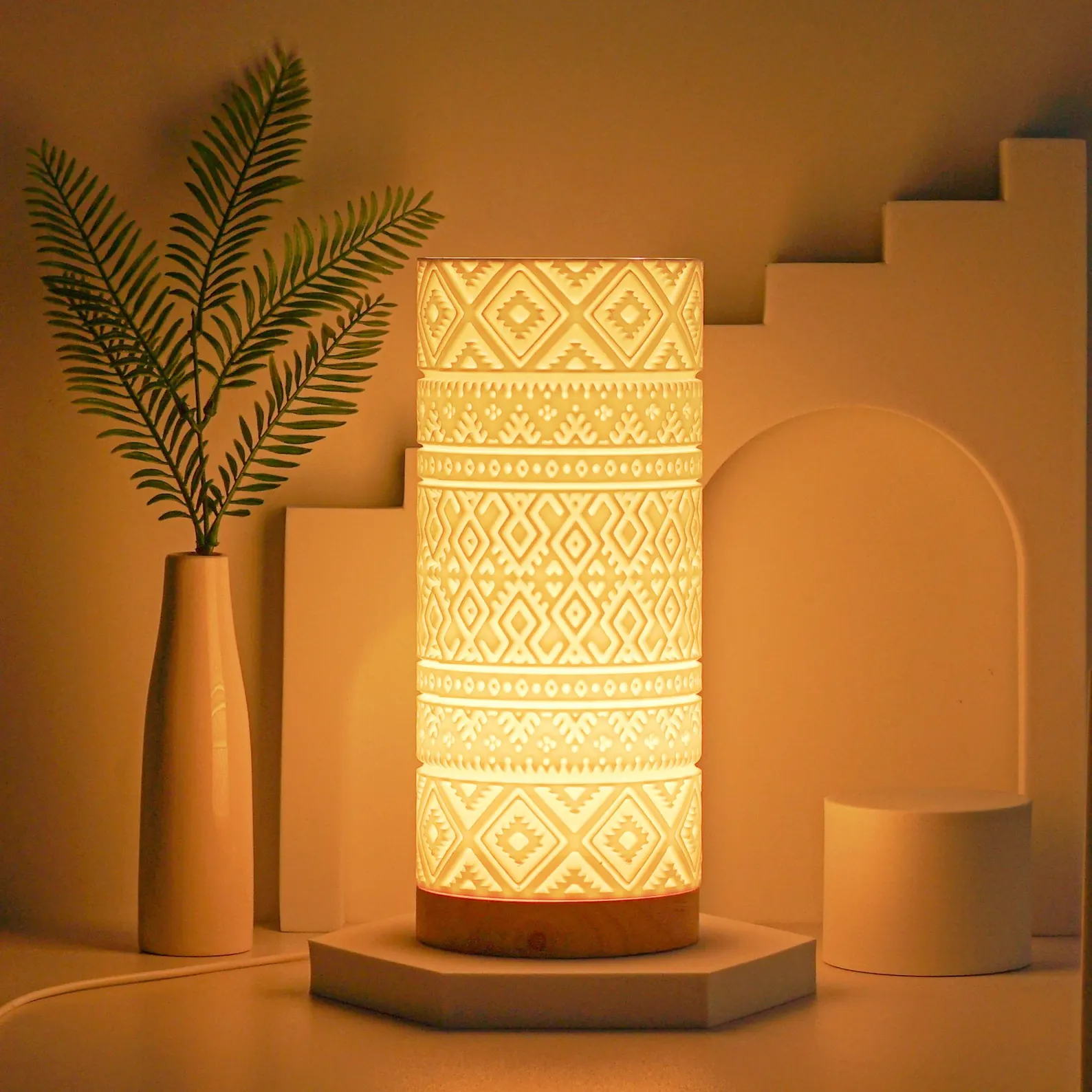 Bamboo Table Lamp